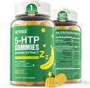 NEVISS 1パック5-HTPグミー+ GABA - Melatonin無料 - バナナエキス、L-テアニン、L-Tryptophan、健康的な休憩サイクルとCircadian Rhythm、Brain機能と筋肉リラックスのためのビタミンD3