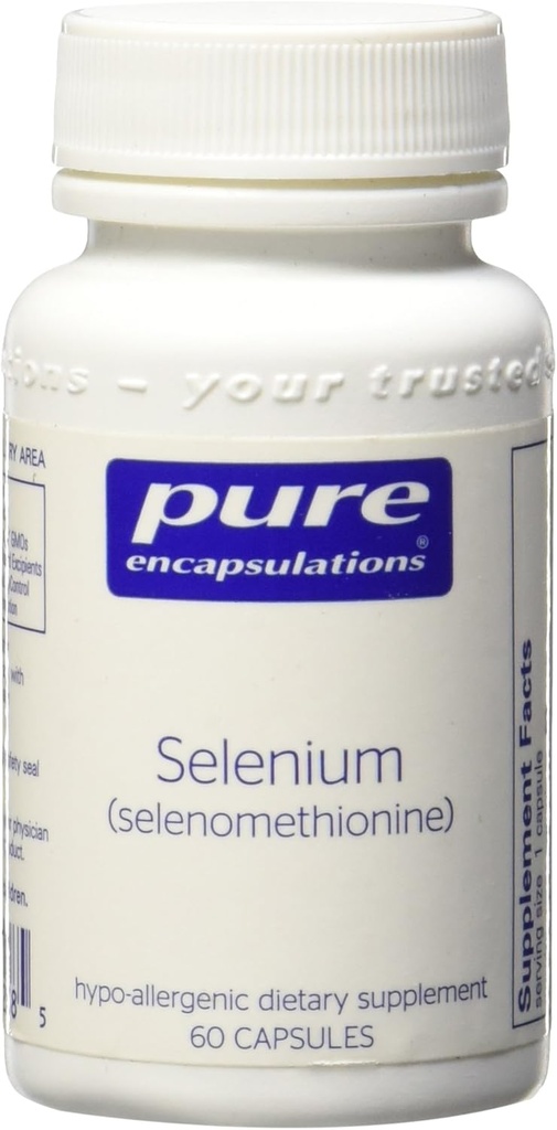 Selenium 200mcg (Selenomethionine)の食事療法の補足(60カプセル)