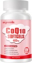 PQQ、BioPerine及びOmega-3、Coenzyme Q10 (Ubiquinone)の高い吸収のためのCoQ10-400mg-Softgels、強力な酸化防止、サポート中心及びエネルギー生産、120のサービングを支えて下さい