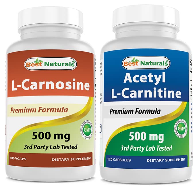 ベストナチュラルL-カルノシン500mg&アセチルL-カルニチン500Mg