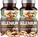 2-Pack N1N Premium Pure Selenium [Max Absorption, 200MCG] to Support Immunity, Heart and Prostate Health, 360 Veg Caps