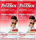 Tylenol の象の口頭懸濁液、染料なし、チェリー、2 Fl. Oz (パッケージ 2)