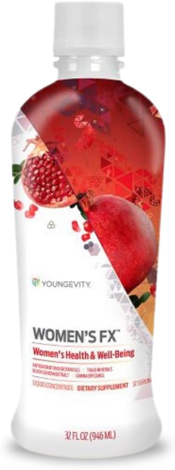 Youngevity 女性の FX と ブラックコホッシュ、32 Oz - 天然サプリメントドリンク - 更年期リリーフとオールエッセンシャル、ビタミン 1 ボトル