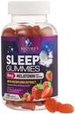 大人のための眠るガミー 余分な強さ8mg - 残りの眠りのためのパッシフローラ抽出物とメラトニン - 速い代理メラトニン睡眠ガミーサプリメント、ビーガン、非GMO、おいしいイチゴ味 - 120グミー