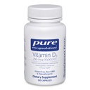 純粋なカプセル封入ビタミンD3 250 mcg(10,000 IU) - プレミアムビタミンD - 120カプセル付き - 骨、関節、 Breast、心、コロン&免疫の健康をサポートするためのサプリメント