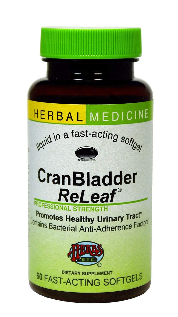 ハーブなど。 CranBladder ReLeaf Softgels - Bladder Health Support - Aid Urinary Health&Comfort - Cranberry - 60 Softgels(60サービング)と最適な尿サポート