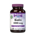 Bluebonnet栄養ビオチン5000 mcg、髪&ネイルサポート*、非GMO、ビーガン、コーシャ認定、グルテンフリー、大豆フリー、乳製品フリー、120野菜カプセル、120サービング