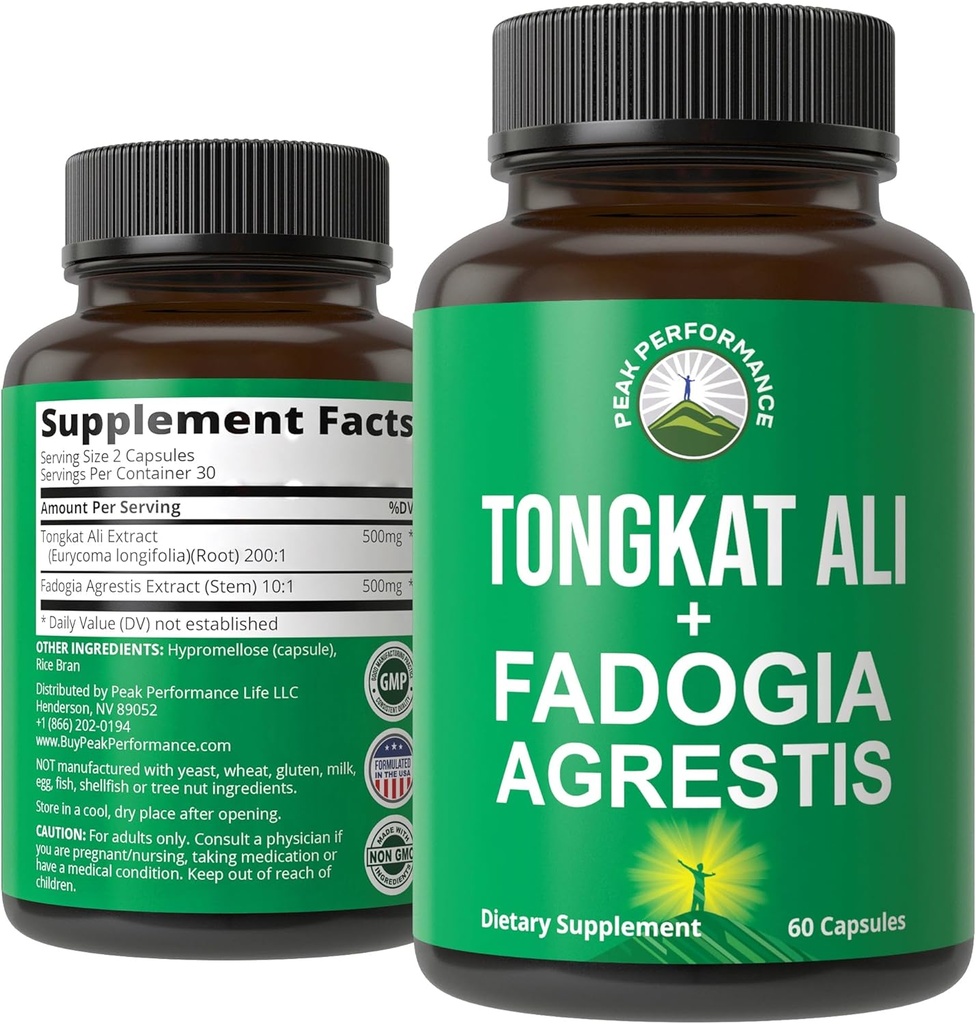 人のためのTongkatアリ+ Fadogia Agrestis 2-in-1 Tの補足。超高力Tongkat-AliのLongjackのエキス+ Fadogia Agrestisのエキス。 ビーガンカプセル. 自然エネルギーを支える。 米国は丸薬をテストしました