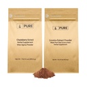 PURE ORIGINAL INGREDIENTS Chasteberry ExtractとLicorice Extract Bundle、それぞれ1ポンド、非GMO、グルテンフリーサプリメント