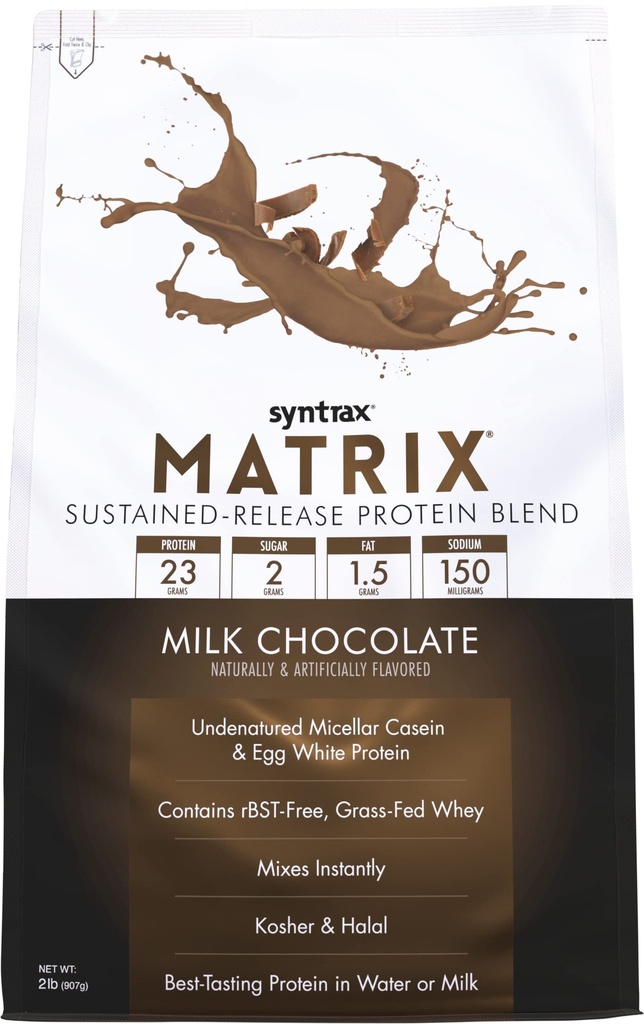シントラックス栄養マトリックス - Sustained-Releaseタンパク質ブレンド、ミルクチョコレート2ポンド。
