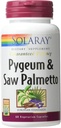 Solaray Pygeum と Saw Palmetto サプリメント, 60 カウント