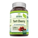 草の秘密タルトチェリー10:1標準化エキスサプリメント | サービングあたり1200 Mg | 120 Veggie Capsule | Non-GMO | グルテンフリー | アメリカ製(1パック | 120)