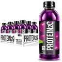Protein2o 15gのWheyの蛋白質の隔離された注入された水、飲み物、砂糖への準備ができた自由な、グルテンフリーのLactoseは、ブドウを収穫します、16.9のozのびん(12のパック)を収穫します