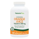 NaturesPlusオレンジジュースビタミンC 500mg - 180Chewableタブレット、2のパック - 最適免疫健康を促進する - あなたの胃に優しい - ビーガン、グルテンフリー - 360 Totalサービング