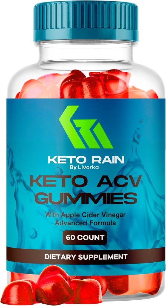 Keto Rain Gummies - Keto Rain Advanced ACV Gummys、Keto Rain ACV Gummy 1050MG - All Natural Keto Rain Apple Cider Vinegar、KetoRain ACV Gummy、60 Gummies for 1ヶ月