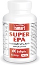 スーパースマート - 1日あたりのスーパーEPA 855mg(高強度) - EPAフィッシュオイルサプリメント - 天然オメガ3濃度 - EicosaPentaenoic酸 非GMO&グルテンフリー - 60Softgels
