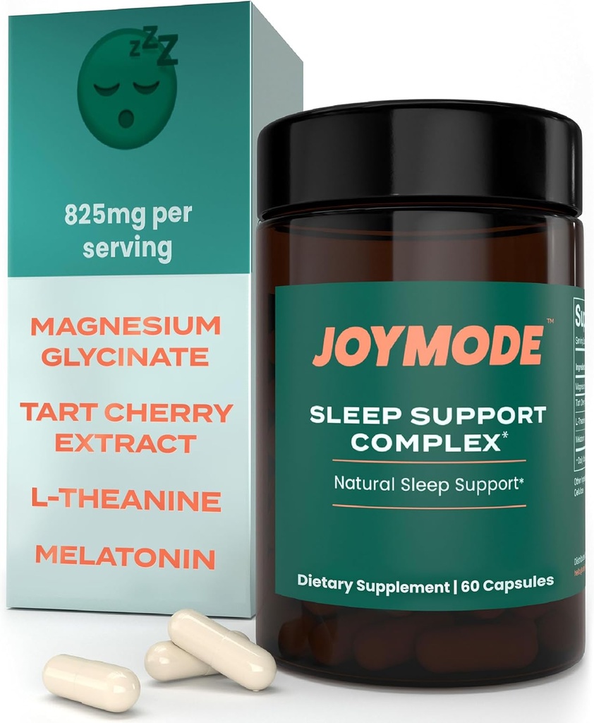 JOYMODEは大人(60のct)のためのAidの補足をLのテアニン、Melatonin及び125mgのマグネシウムのGlycinate、睡眠サポートのためのCherryPUREからの500mgのタルトのチェリーのエキス眠ります