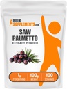 BulkSupplements.com Saw Palmetto Extract Powder - Serenoa Repens, Saw Palmetto Supplement, Herbal Supplement - Vegan & Gluten Free, 1g per Serving, 100g (3.5 oz) (Pack of 1)