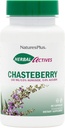 NaturesPlus Herbal Actives Chasteberry - 60 Capsules - Supports Menstrual Well-Being and Reproductive Health - Vegan, Gluten Free - 60 Servings