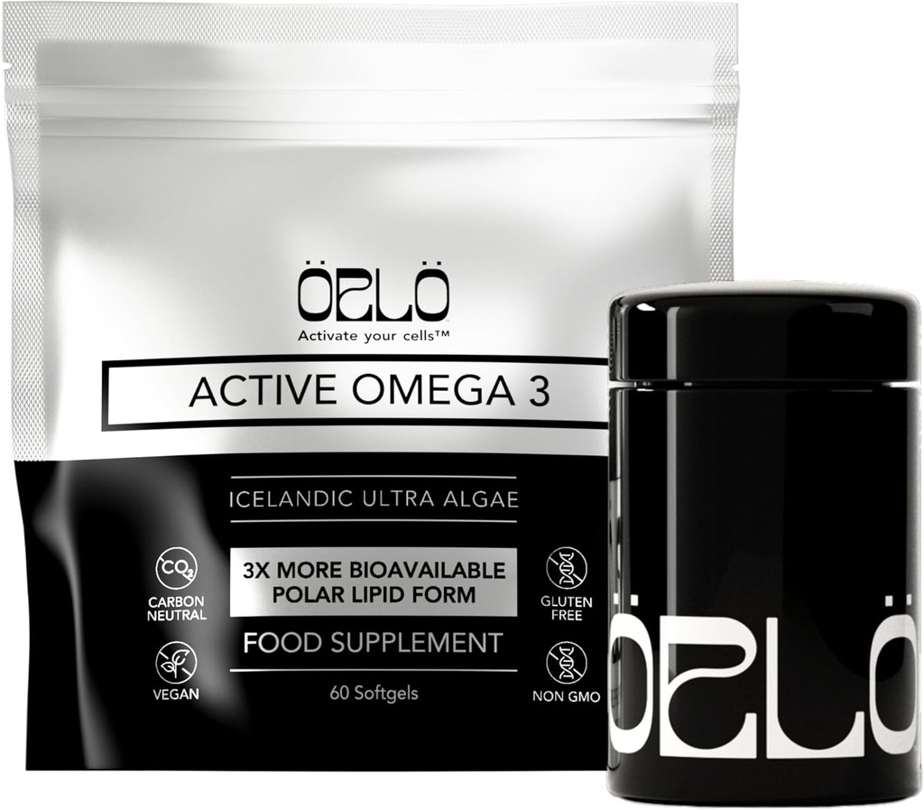オルロオメガ3 - ビーガンオメガ3サプリメント(EPA&DHA) - アルゲーオイル(60ミニバープレスSoftgelsキット)から代替エクストラ強度フィッシュオイル&クリル