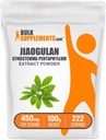 BulkSupplements.com Jiaogulanエキスパウダー - Gynostemma Pentaphyllum、Jiaogulanパウダー、Gynostemmaエキス - ビーガン&グルテンフリー、500mg/サービング、100g(3.5オンス)(パッケージ1)