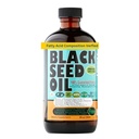 ブラックシードオイル8 Oz - プレミアムニゲラサティバコールドプレストルコブラックカミンオイル - 高強度3X Thymoquinone - ナチュラルサポート - スーパーフード