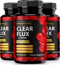 (3パック) 明確な変化の丸薬、公式のClearFluxのカプセル、全自然サポート、安定したレベルを維持するための優れたサポートおよび健康な循環、自然な明確な変化の健康見直し(180カプセル)