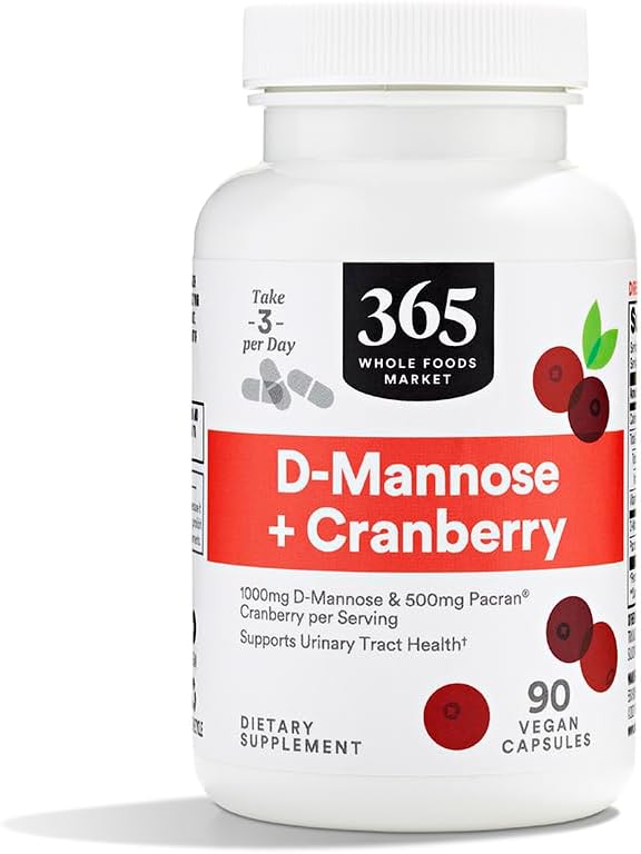 全食糧市場、クランベリー、90の計算が付いているD-Mannose 365