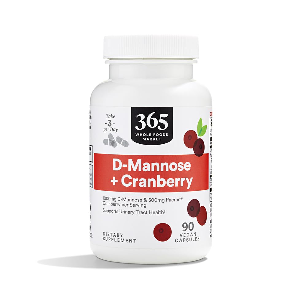 全食糧市場、クランベリー、90の計算が付いているD-Mannose 365