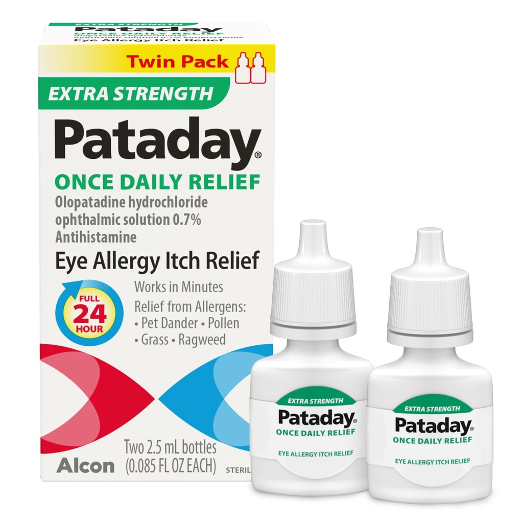 Pataday 1日の救助の余分強さの救助2.5ml、2の計算