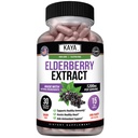Kaya Naturalsエルダーベリー免疫サポート - エルダーベリーエキス、豊富な抗酸化剤プレミアムビタミン、1200mg免疫システムブースターサムブカスカプセル - 30カウント