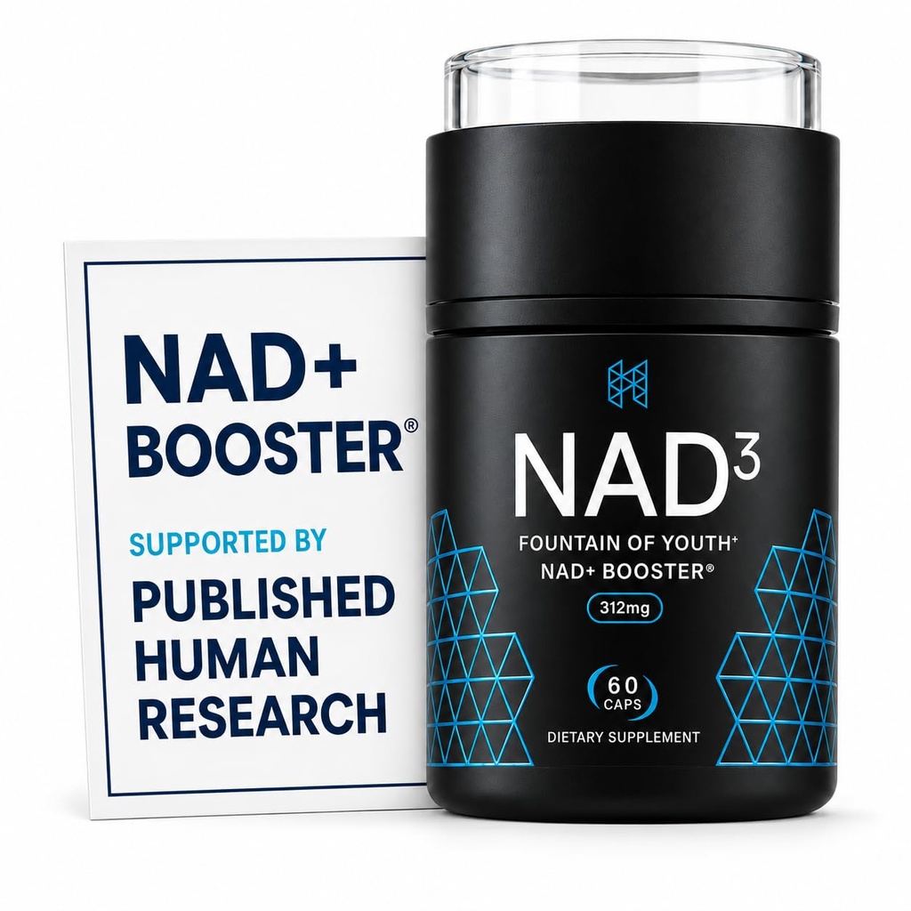 HPN NAD3 臨床 NAD+ ブースター、細胞の健康及び自然なエネルギー-健康な老化のための NAD の補足、メタボリック サポート、NRF2 及び長寿、ニコチンアミドの肋骨及び NMN の代わり、60ct、30 日の供給