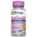 SOLARAY Vital Extracts Ashwagandha 470mg - 強力な適応剤 - Ashwagandha Supplements w / 7mgのwithanolides、ウェルネスサポート、ビーガン、非GMO、Lab Verified、60日保証、60のサービング、60キャップ