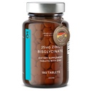 CLAV®亜鉛ビスグリクエント25mg - 180錠(6ヶ月の供給) - 天然キレート亜鉛サプリメント - ビーガン亜鉛グリクエント免疫&皮膚サポート