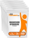 BulkSupplements.com 酸化マグネシウム粉末 - 酸化マグネシウムサプリメント - 食品グレード&グルテンフリー、1g/サービング、1kg(2.2ポンド)(パッケージ 5)