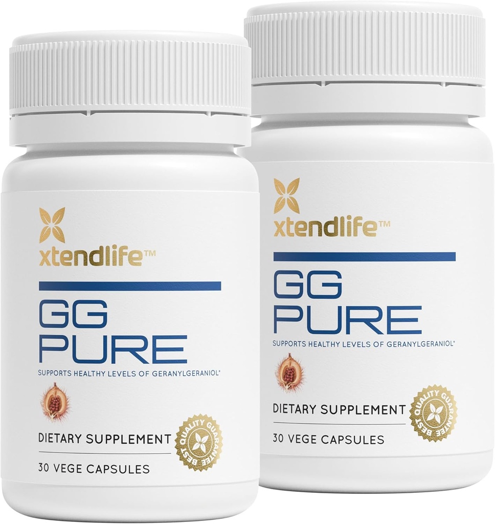 CoQ10、骨、筋肉及び中心サポートのためのXtendlife GGの純粋なGeranylgeraniol - Annattoの種からの150mg GGの金-スタテン ユーザーのための理想- 2か月の供給(パッケージ2)