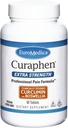 EuroMedica Curaphen 余分な強度 - 60 錠 - プロフェッショナル フォーミュラ - Potent Curcumin & Boswellia と DLPA & Nattokinase - 高吸収 - 60 便益