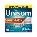 Unisom SleepTabs, Nighttime Sleep-aid, Doxylamine Succinate, 80錠