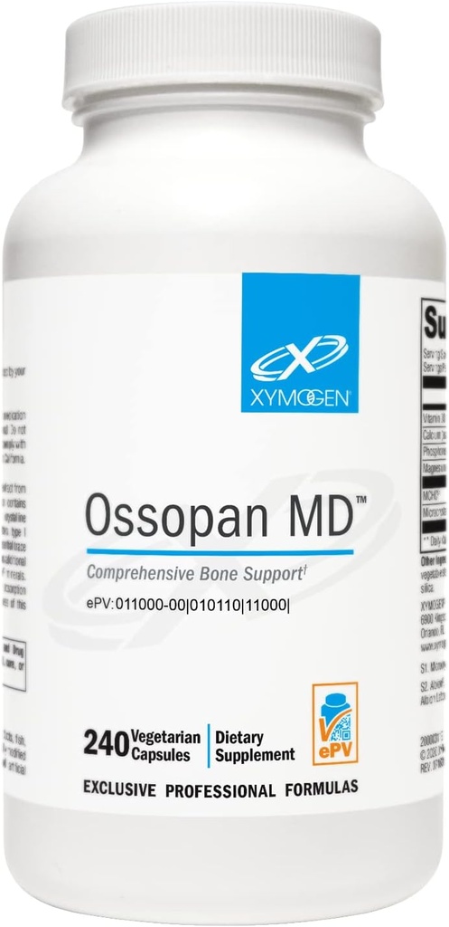 XYMOGEN Ossopan MD -サポート骨の強さ+骨の健康-微結晶のHydrexyapatite、リン、ビタミンD3およびマグネシウムの無光沢(240のカプセル)のカルシウム補足
