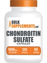 BulkSupplements.comコンドロイチン硫酸カプセル - 栄養補助食品、コンドロイチン硫酸1000mg - グルテンフリー、サービングあたり2カプセル、120カウント(パッケージ1)