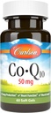 カールソン - Co-Q10、共同酵素Q10、50のmgのエネルギー生産及び中心機能、60のSoftgels