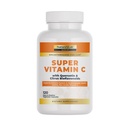 Nature's Lab Gold Super Vitamin C 1000mg - Immune System Support - Bioflavonoids Complex & Quercetin - Non-Acidic、非GMO、グルテンフリー、ビーガン - 120カプセル(2ヶ月の供給)