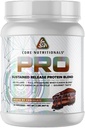Core Nutritionals Pro Sustained Release Whey Protein Blend | Digestive Enzymes | 25g Protein, 2g Carbs | No fillers | 2 Pound (チョコレートによる信仰)