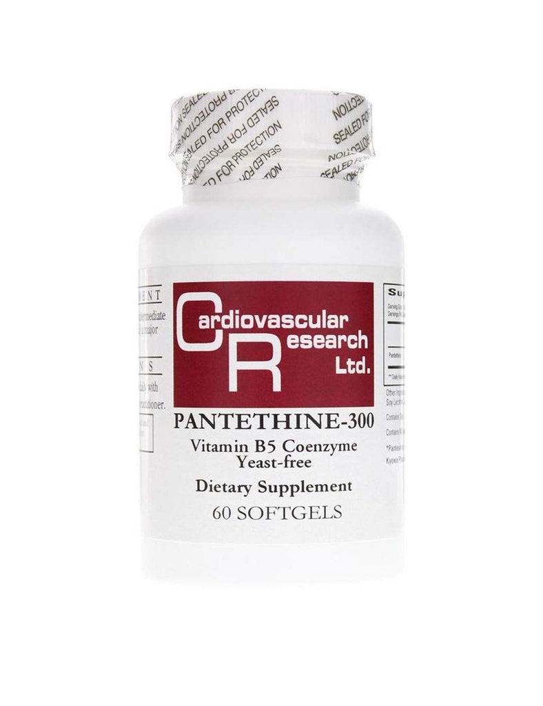 心臓血管の研究のPantethine-300のビタミンB5、白、60の計算