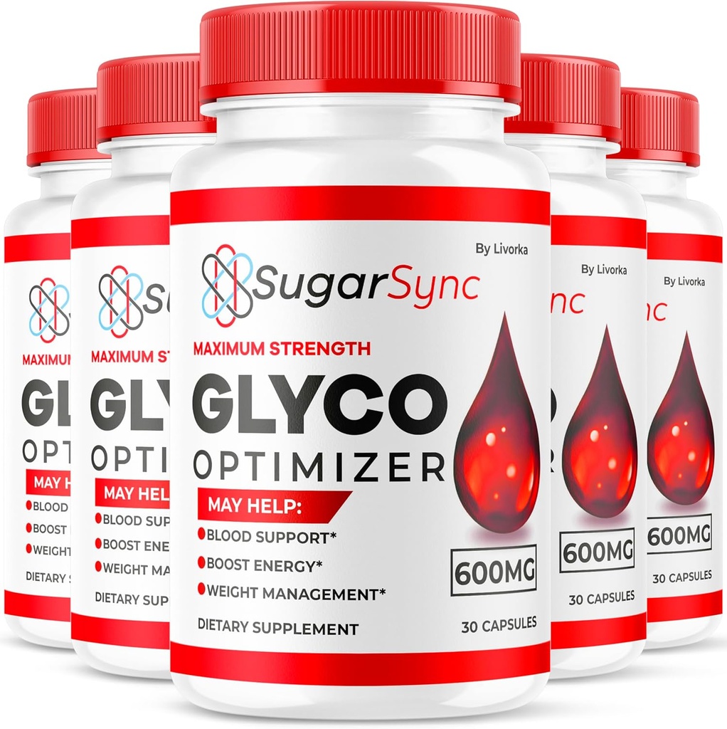 LIVORKA (5 Pack) Sugar Sync Glyco Optimizer, Sugar Sync Glyco, SugarSync, SugarSync Glyco Optimizer, SugarSync Glyco, Sugar Sync Glyco Optimiser, Sugar Sync Glyco Optimizer Reviews, 150 Capsules