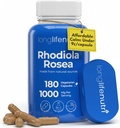 LongLifeNutri Rhodiola Rosea 500mg - 180の精神的及び物理的な健康のためのベジタリアン カプセル、非GMO、3 か月の供給、自然に Sourced 及びテストされる実験室米国でなされる-毎日の健康の補足