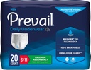 Prevail - 男性の保護下着 - プルアップ着下着 - 使い捨て大人のおむつ - 最大吸水性 - 小/中 - 20 カウント