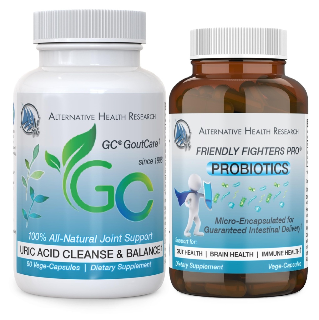 GC® GoutCareとFriendly Fighters® Probiotic:マイクロカプセル化プロバイオティクスによる尿酸洗浄パッケージ