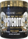 Insane Labzの精神医学の金、高い興奮剤のプレワークアウトの粉、Beta Alanine、DMAEのBitartrateの優秀なLastingエネルギー、ポンプおよび持久力、ブースター無し(35のサービング、ピーチマンゴ)
