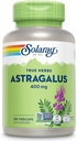 SOLARAY Astragalus Root 400mg - 伝統的なハーブサポート - 非GMO、ビーガン&ラボ検証 - 180サービング、180ベジーキャップ
